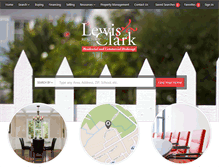 Tablet Screenshot of lewisclarkrealtorsgso.com